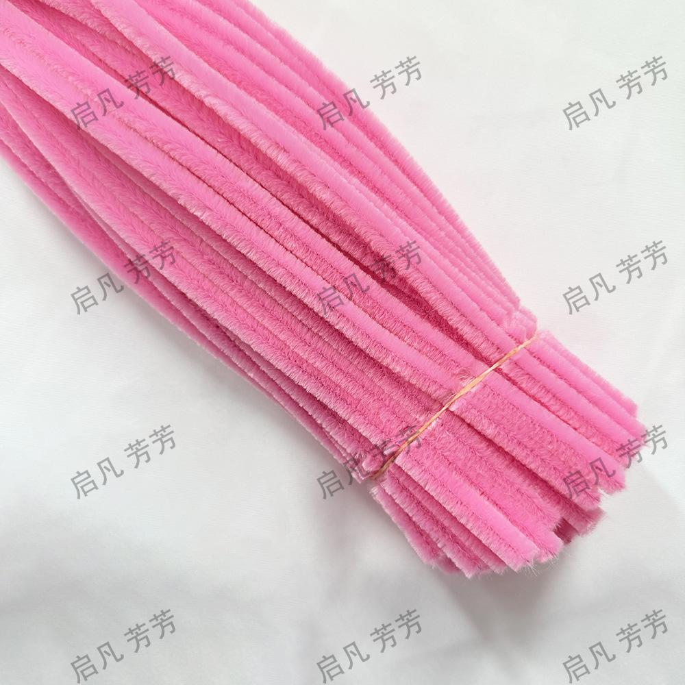 8mm Macaron Color Encrypted Twist Ties Chenille Stems for DIY Toys