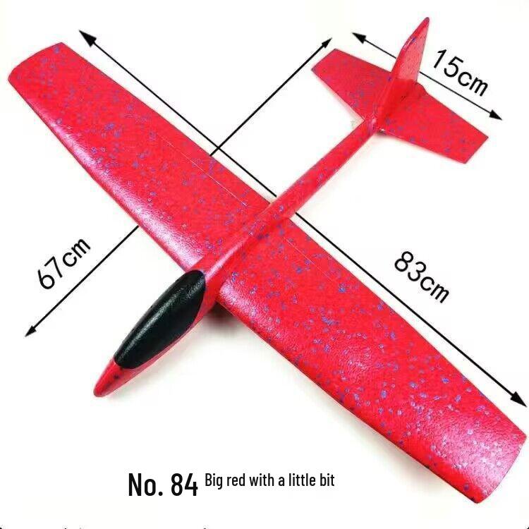 Upgraded Foam Hand-Thrown Glider - Lightweight Model Airplane for Outdoor Play