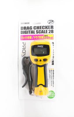 PX9052DY Цифровые весы Drag Checker 28 кг, желтые (2902)