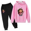 Hoodie Toddler Girls Gabby Dollhouse Clothes Hoodies Pants 2Pcs Sets Cute Children Costume Kids Tracksuits Kids Gabby Cats