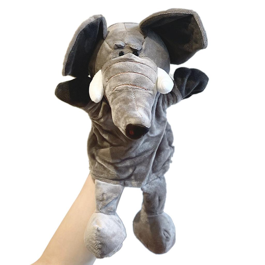 Ducks Pigs Cows Frogs Mouth Opening Ventriloquis Puppet Toys Hand Plush Gift Kid