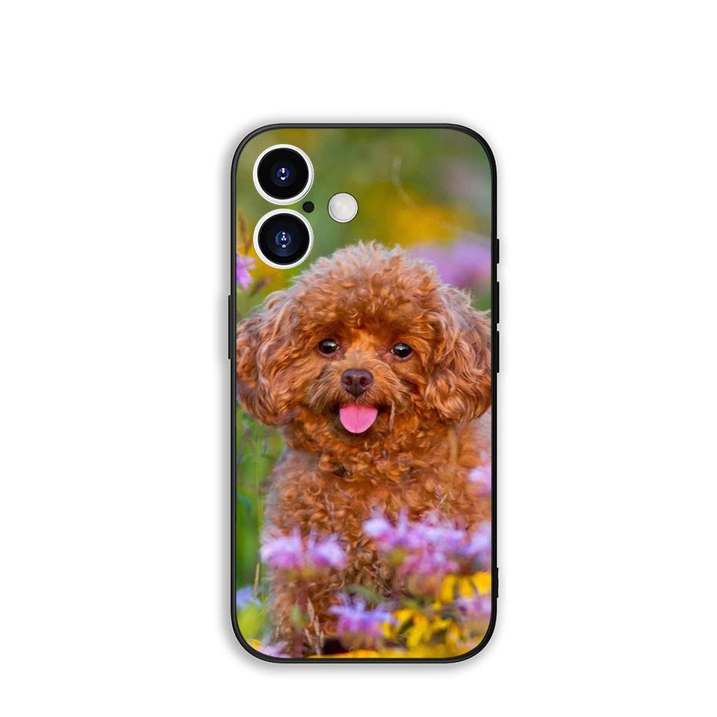 Чехол Cover для Samsung Galaxy A55 A56 A25 A36 A54 S8 S9 S21 S20 FE A53 A13 A12 A14 A33 A70 A71 A51 A21S Чехол Собака Пудель