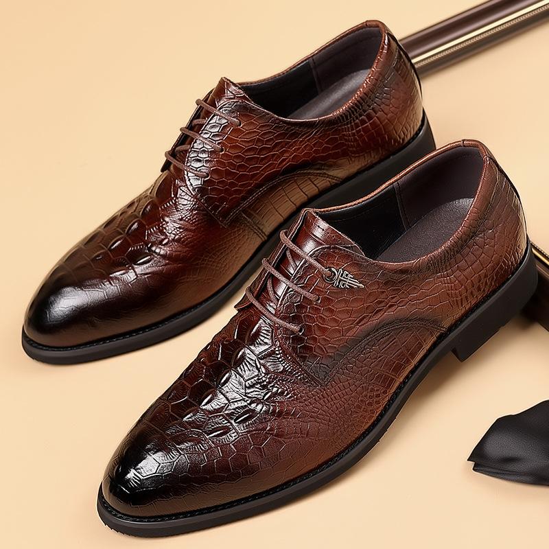 Мужские кожаные туфли в стиле business casual с кожаной накладкой на мыске, мягкая коровья кожа, модные, мужская обувь для весны и осени