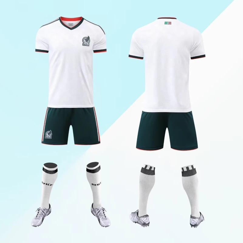 Аргентина футболка Чемпионат мира Германия Мексика футбольная футболка Месси мужской и женский одинаковый игровой тренировочный костюм