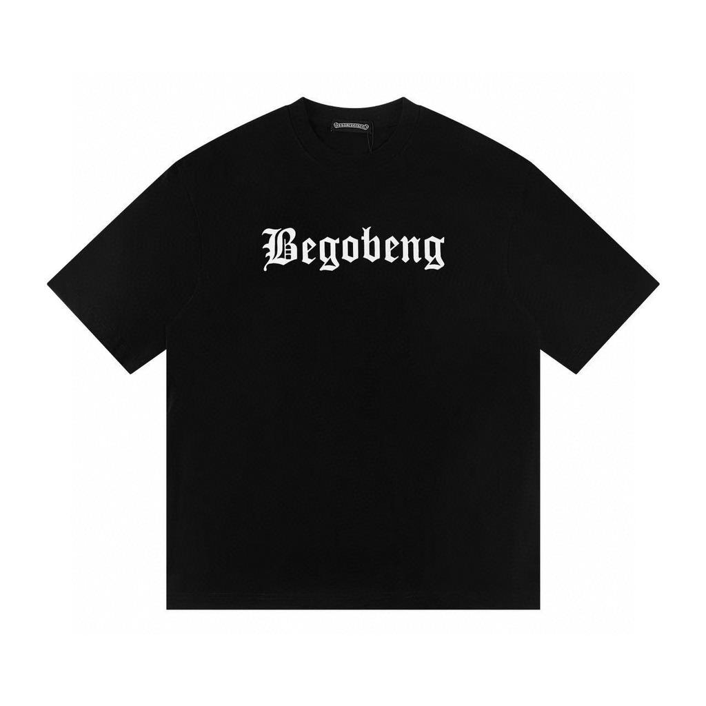 W352 CHROME HEARTS 2025 Summer New High Quality Cotton Round Neck Loose Large Size Men's and Women's T-shirt Couple T-shirt