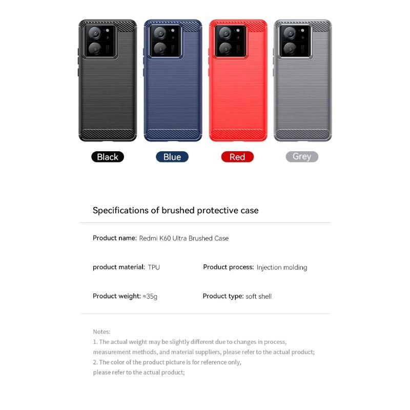 Чехол из ТПУ с текстурой углеродного волокна для Xiaomi 14 13T 13 Ultra 12T Pro Lite 12X Mi 11 Lite 5G 10T Redmi Note13 Pro противоударный защитный чехол Funda Capa