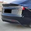 ModelY Spoiler Rear Door Tail Trunk Wing ABS Carbon Fiber Look For Tesla Model 3/Y 17-24 Accessories Model3 Highland 2025+ HOT