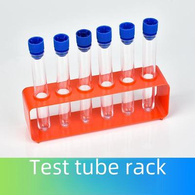 Детский научный эксперимент, пластиковый штатив для пробирок с 6 отверстиями - лабораторный набор для начальной школы