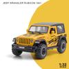 1:32 Jeeps Wrangler Rubicon Off-Road Alloy Model Car Toy Diecasts Metal Casting Sound and Light Car Toys For Children Vehicle