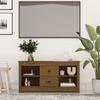 VidaXL TV Stand Honey Brown 103x36.5x52 Cm Solid Pine Wood 814572