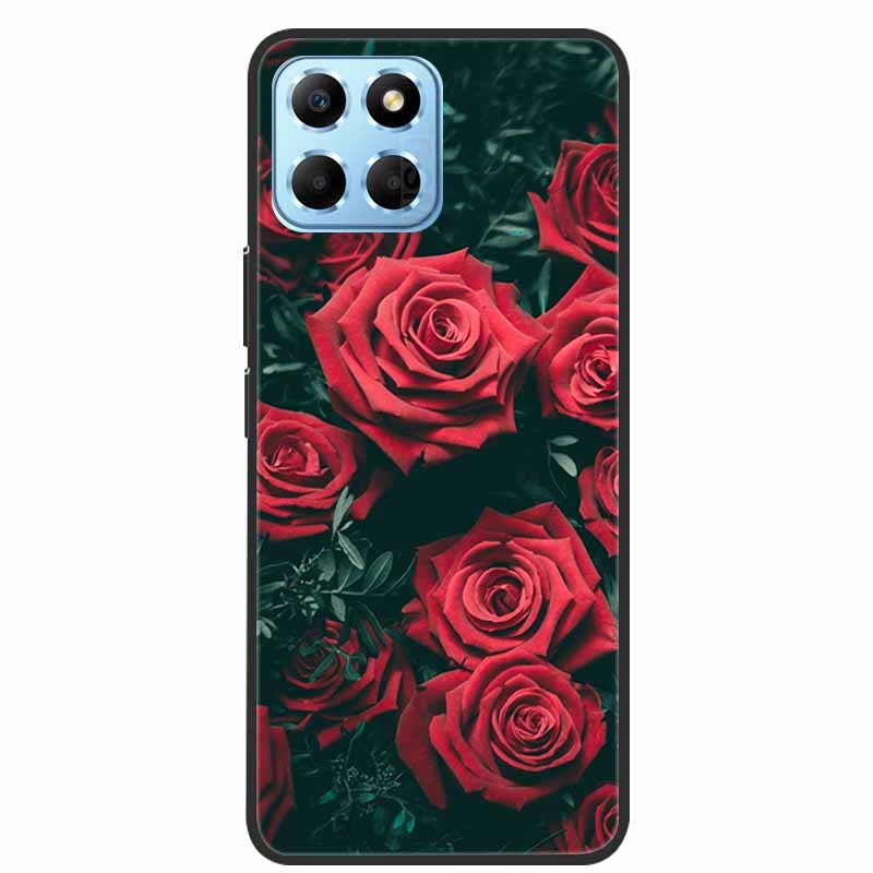 Чехол для Honor X8 5G X6 Животные Мягкий силиконовый задний чехол из ТПУ для Huawei Honor X8 5G Funda Honor X6 HonorX6 Кот Волк Coque