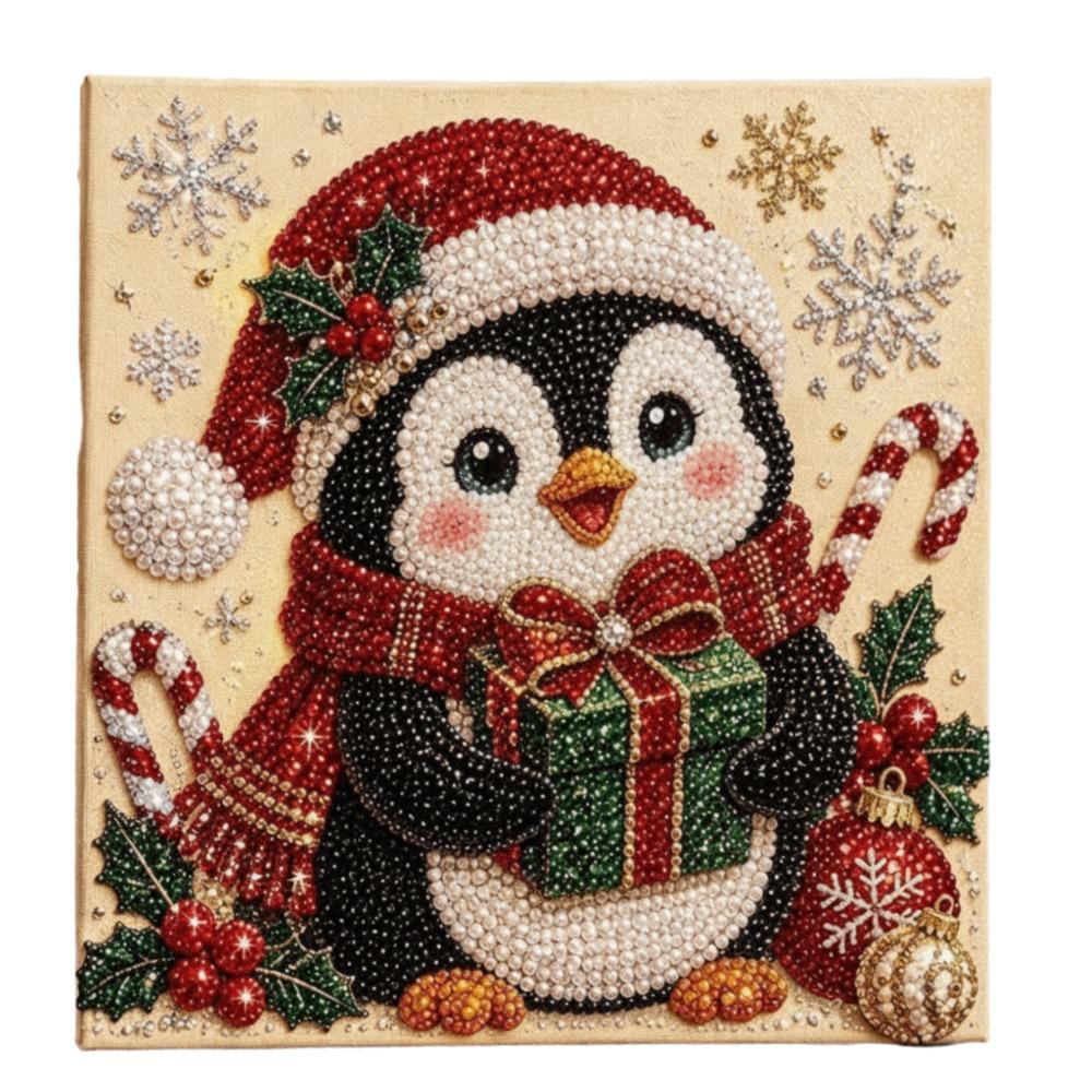 Wall Art Diamond Painting Kit Relaxing Activity DIY Craft Kit Christmas Holiday Decor