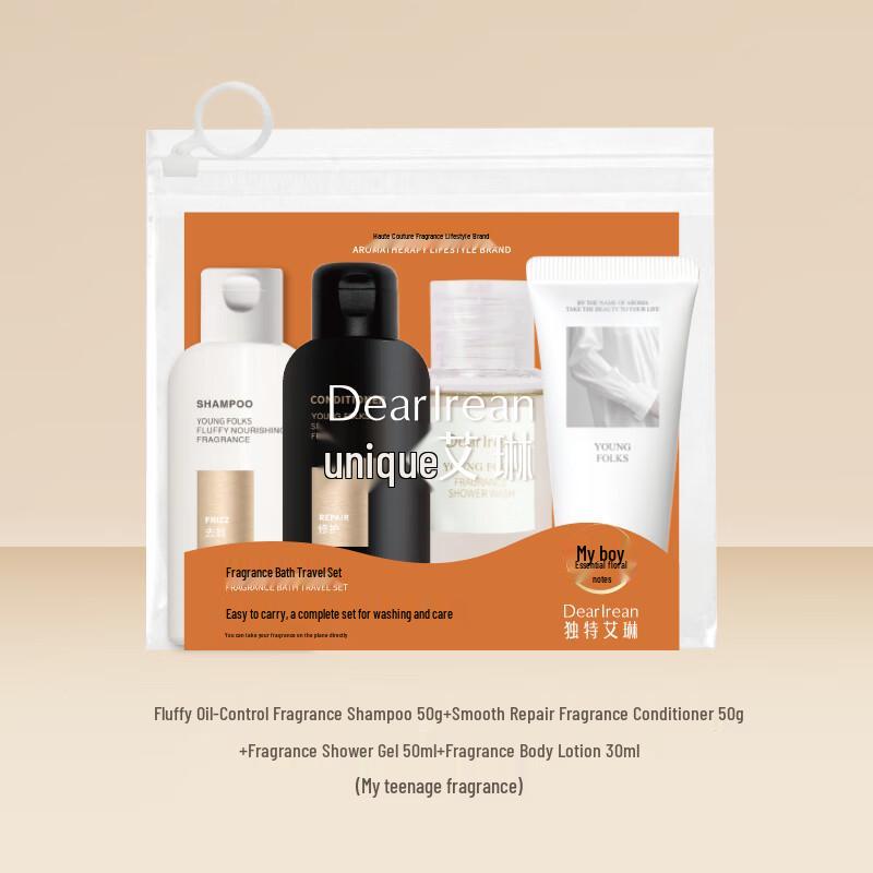 Dear Ilean 'My Youth' Scented Travel Bath & Hair Care Set