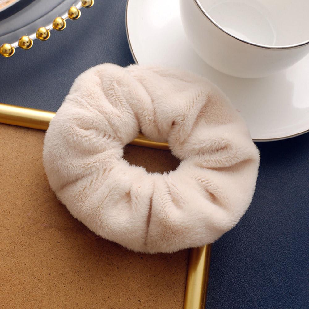 Меховые аксессуары для волос Резинка для волос Кольцо для волос Плюшевая резинка для волос Держатель для хвоста Веревка для волос