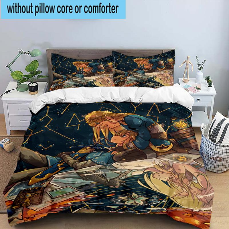 3PCS Astronomy Adventure Journey 3pcs Bedding,Including 3PCS Duvet Cover And 2pcs Pillowcases Perfect for Christmas,Ideal for Bedroom, Dormitory