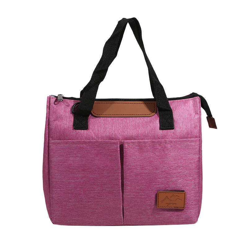 Portable Lunch Food Box Bag Oxford Material Waterproof Insulated Cooler Case Keeps Food Warm Or Cold Ideal for Outdoor Travel Daily Lunch Carrying