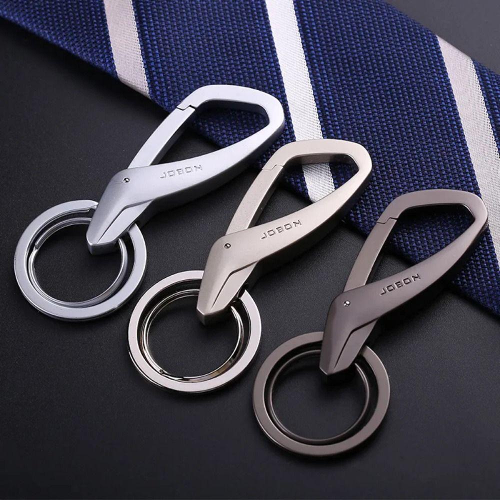 Double Ring Metal Key Chain Senior Key Chain Pendant High Quality Car Key Ring Gift