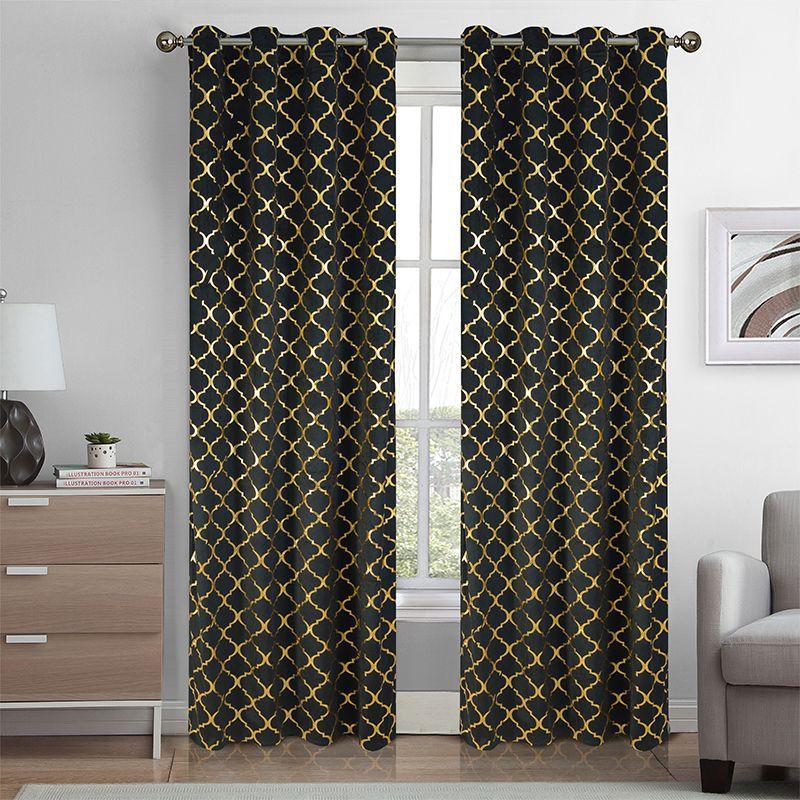Finished Curtains Flannel Bronzing Curtains Nordic Style Curtains Curtains
