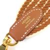 Pristine HERMES Shoulder strap Bandouliere Cordage Brown canvas Women Used
