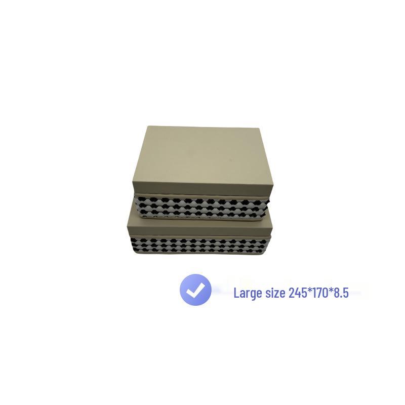 Elegant Woven Leather Jewelry Storage Box for Bedroom or Desktop.