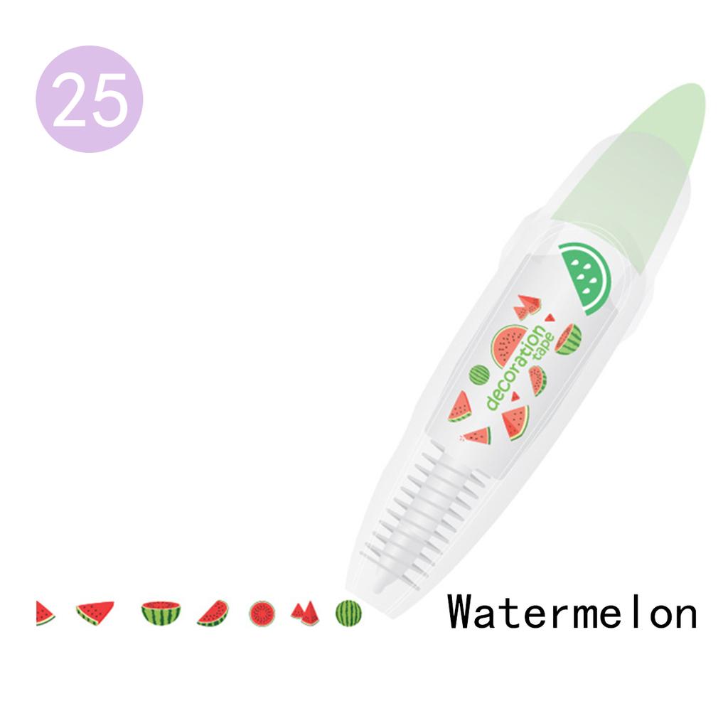 KawaiiDuck Panda Cherry Fish Balloon Клубника Пресс-тип Декоративная корректирующая лента Дневник Канцелярские школьные принадлежности