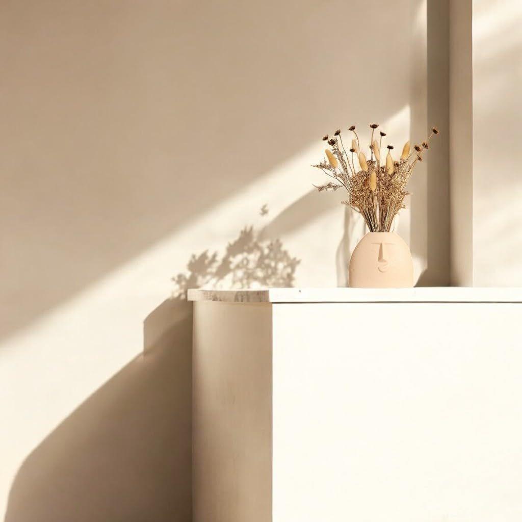 Керамическая ваза «Улыбающееся лицо» - Современная декоративная скульптура для декора дома и офиса | Офис или гостиная (Веселое лицо)