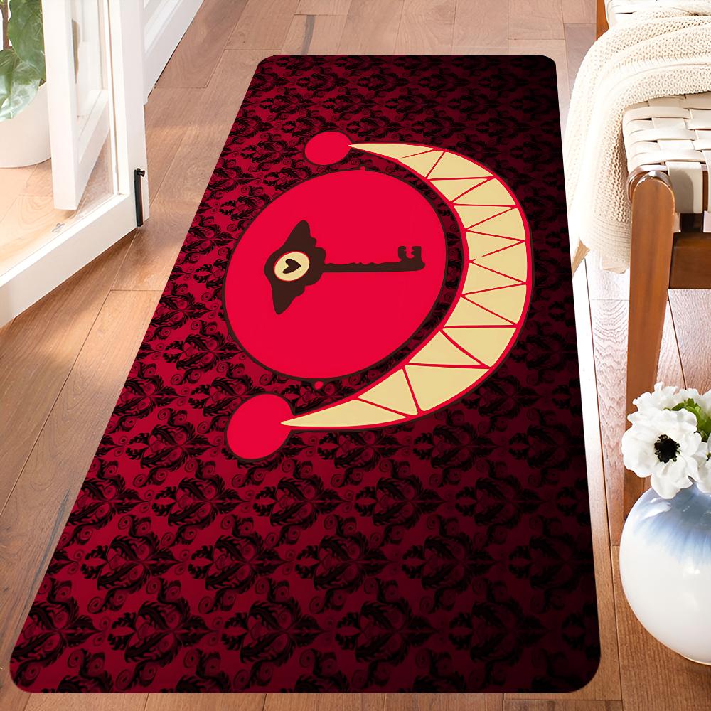 HazbinS H-Hotels Anmie Floor Carpet Kids Room Bedroom Decoration Balcony Anti-Slip Doormat Living Room Hotel Decor Mat