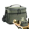 Large Capacity Insulated Lunch Bag Portable Leak-proof Insulated Bag Outdoor Refrigerated Lunch Bag Adjustable Shoulder Strap