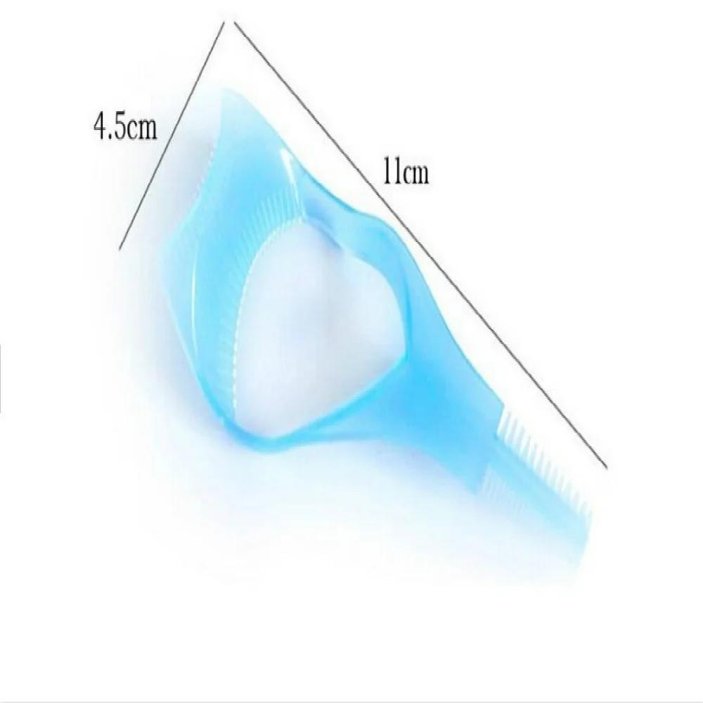 5 шт. Практичный макияж глаз 3 в 1 тушь аппликатор для ресниц направляющая карта расческа