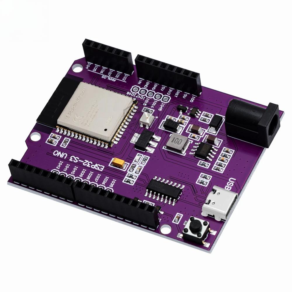 Плата разработки ESP32-S3 UNO Модуль WROOM-1-N8R2/N16R8 Совместима с DevKitC-1