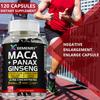 Maca root capsules contain Korean ginseng extract, provide immune support, and are gentle and easily absorbed.