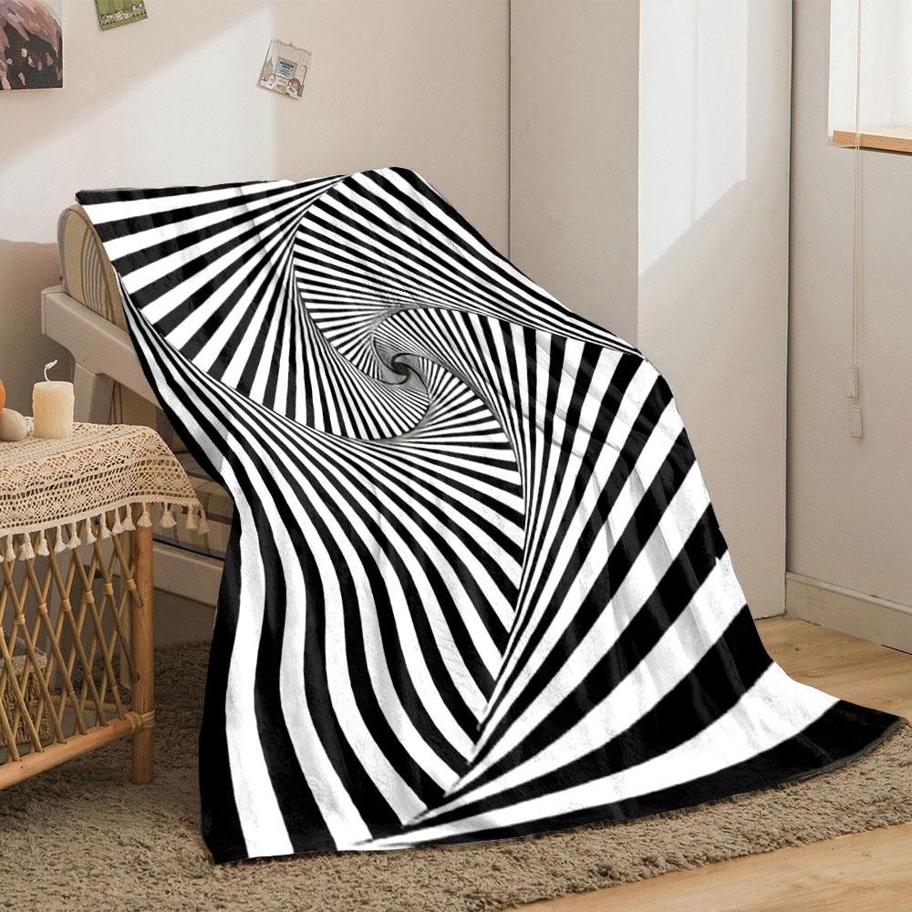 Hypnotic Spiral Pattern print blanket soft and cozy perfect for the living room bed sofa or a nap,gift