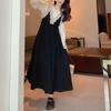 Spring Korean Women's Clothing 2025 New French Retro Temperament Waist-hugging Fashion Dress