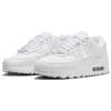 Nike Женские кроссовки Air Max 90 White Metallic Silver Blue-Joy FV0949-100