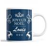 Mug - Louis - Noël - Ceramic - Printed - 325 Ml - Dishwasher Safe