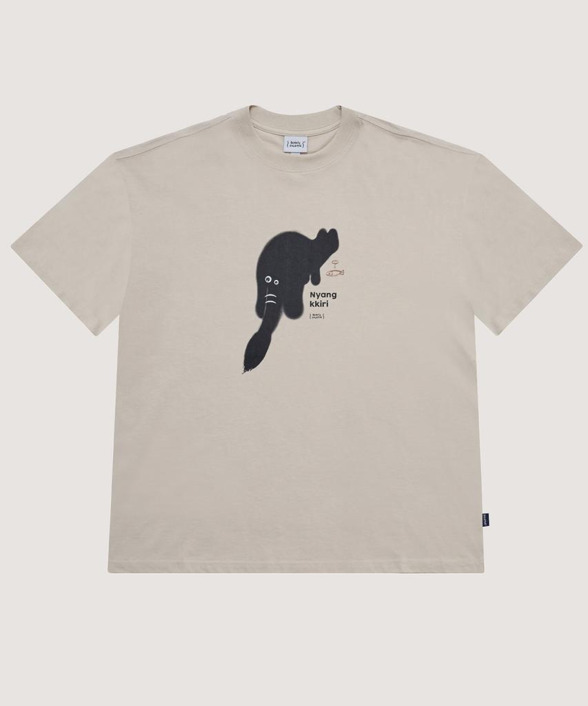 BONATSPALETTE Bp Kitty T-Shirt_Beige