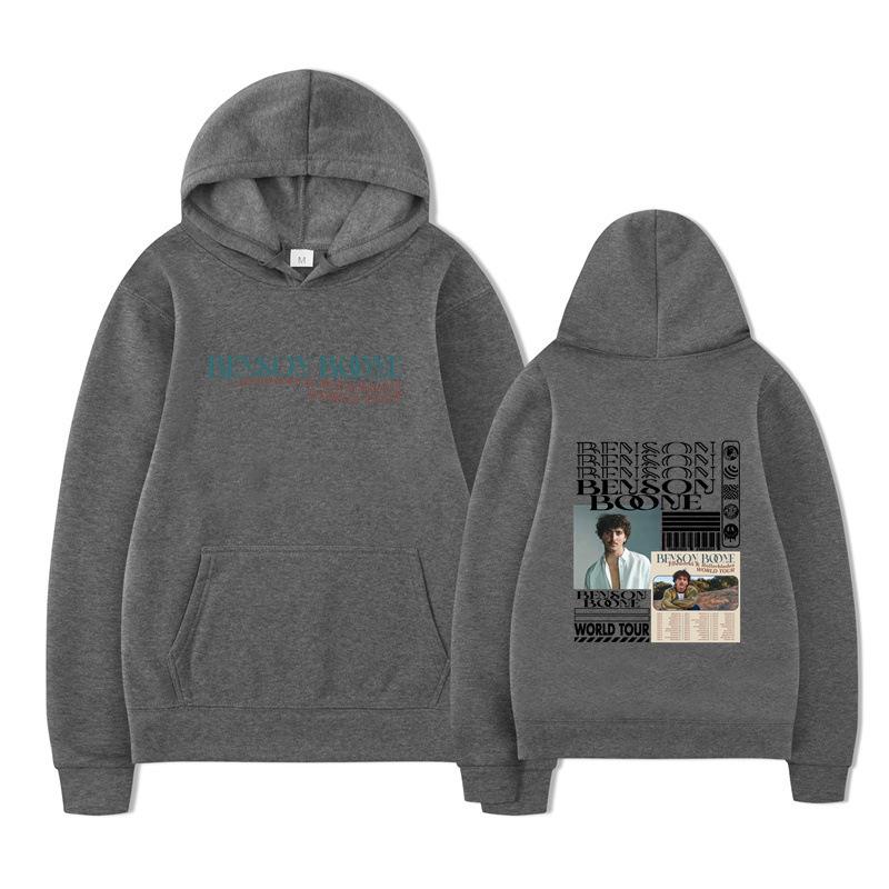 Hooded Sweater Harajuku Funny Benson Boone Sweater, Long Sleeve Pullover For Men And Women