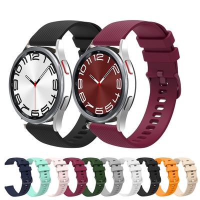 Силиконовый ремешок 20 мм/22 мм для Samsung Galaxy Watch 6/5/4/3, для Huawei Watch 4/3 Pro/GT3, браслет-браслет для Amazfit GTR 4/Stratos
