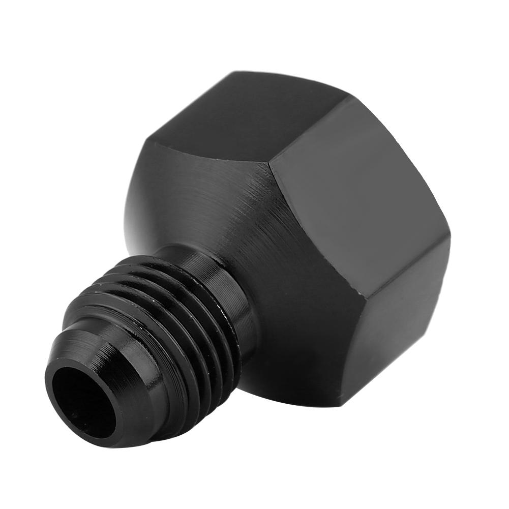 Aluminum Alloy Female AN10 To AN6 Male Flare Reducer Fuel Line Oil Hose Fitting Adapter Black