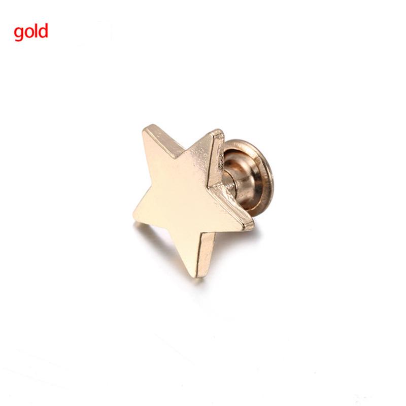 10Pcs Metal Stars Rivets for DIY Leather Crafts Clothing Hat Bag Shoes Belt Decoration Garment Rivets Studs Sewing Accessories