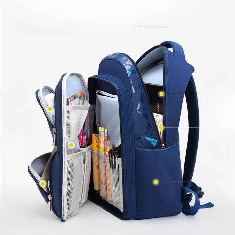 Водонепроницаемые дышащие детские школьные сумки, детский рюкзак для девочек и мальчиков, рюкзаки для начальной школы, ортопедический многофункциональный рюкзак, школьная сумка
