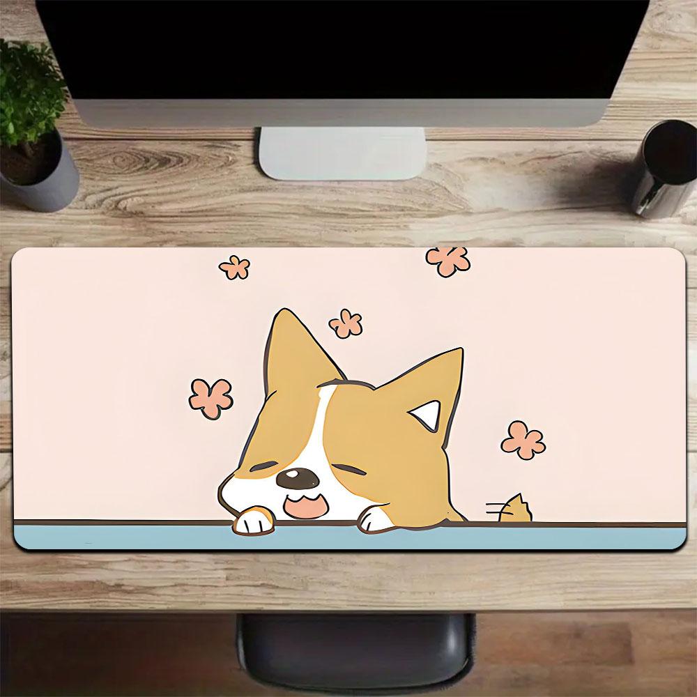 pc Corgi Large Mouse Pad computer mat Desk Mat keyboard mat Office Gaming Table Mat