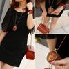 Women's Vintage Amber Tone Hollow Long Chain Drop Pendant Sweater Necklace