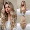 Blonde Lace Front Synthetic Wigs Long Curly Wave Cosplay Lace Frontal Hair Wig for White Women Afro Ombre Wavy Heat Resistant