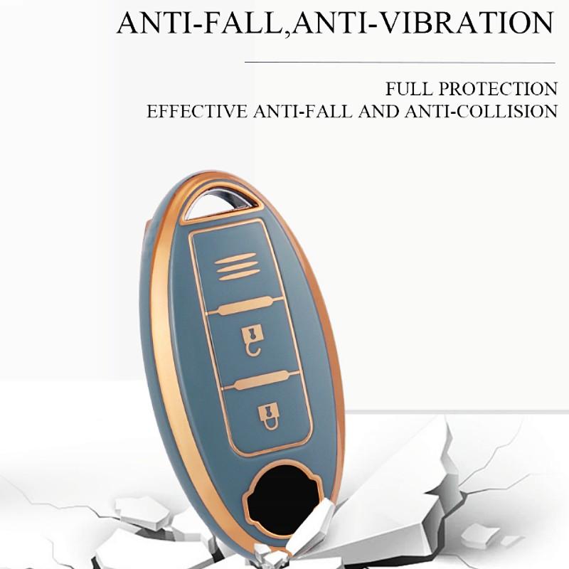 New Fashion TPU Car Remote Key Case Cover Shell For Nissan Qashqai X-Trail T31 T32 Juke J10 J11 Tiida Altima Pathfinder Kicks For Infiniti