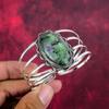 Ruby Zoisite Bangle Gemstone Jewelry, 925 Solid Sterling Silver Handmade Bangle, Latest Design Cuff Jewelry