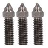 3PCS Hardened Steel Nozzles High Flow Nozzle Kit 3D Printer Extruder Nozzle for Sovol Sv06 Plus