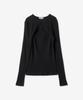 Вязаный топ с вырезами Goldy - Черный / A71391387Black