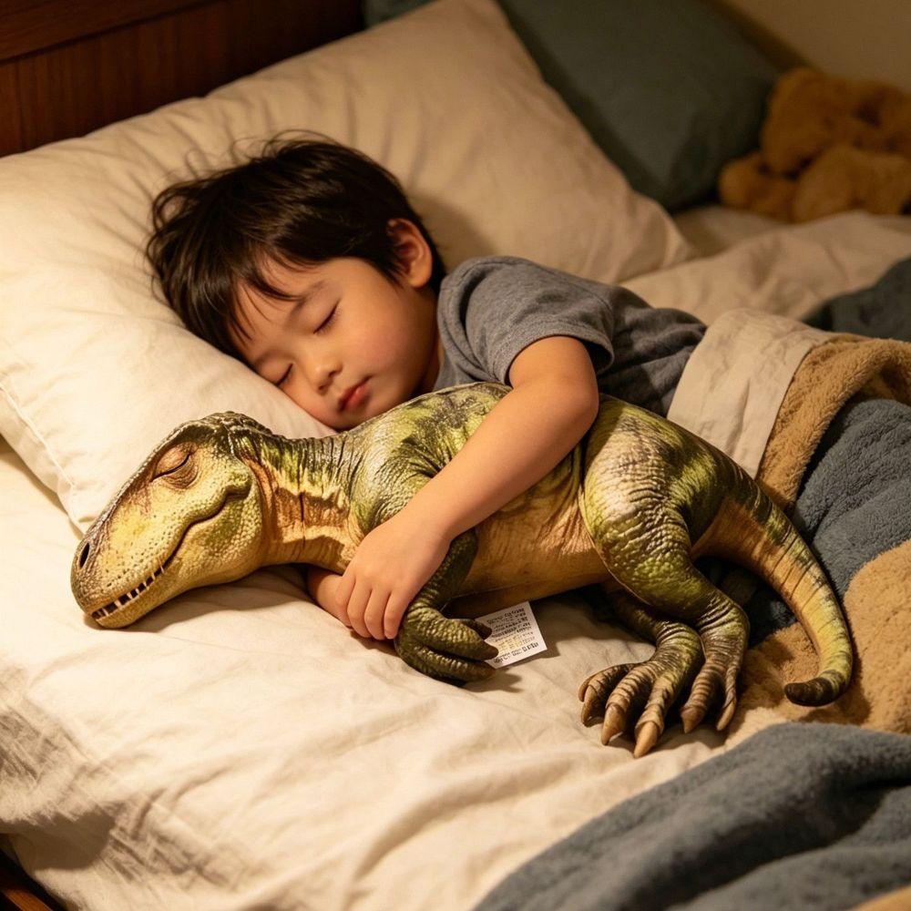 Soft Texture Dinosaur Plush Pillow 3D Design Stuffed Dinosaur Dinosaur Plush Doll Home Decor