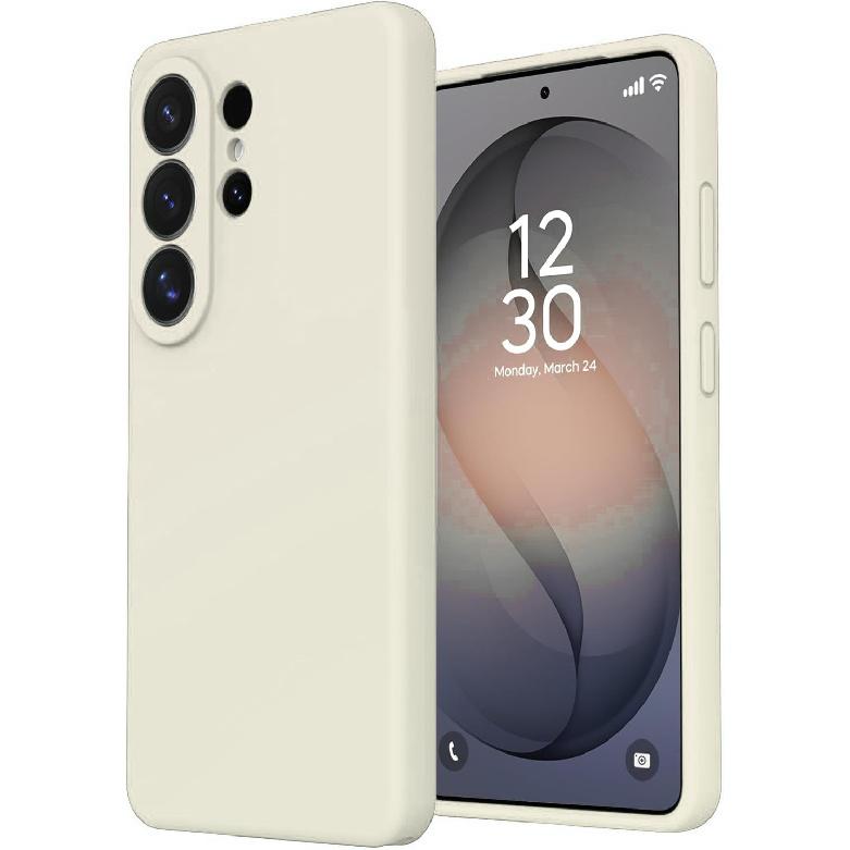 Подходит для чехла из жидкого силикона для Samsung S26Ultra, чехла с полной защитой от падения для S25Plus, защитного чехла для S24Fe
